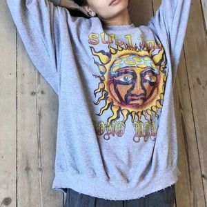 COPY - urban outfitters sublime sun oversized crewneck